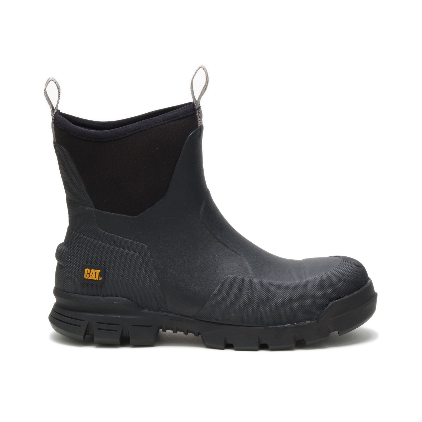 Caterpillar Boots Online Pakistan - Caterpillar Stormers 6" Mens Rubber Boots Black (392681-WBY)